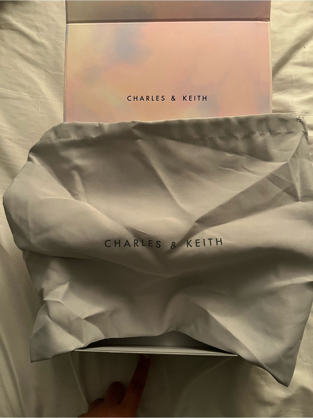Charles & Keith Gabine Swirl Saddle Crossbody Bag - Picture 4 of 5